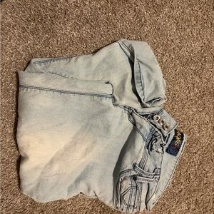 Angels High-Rise Light Wash Jeans - Pale Blue